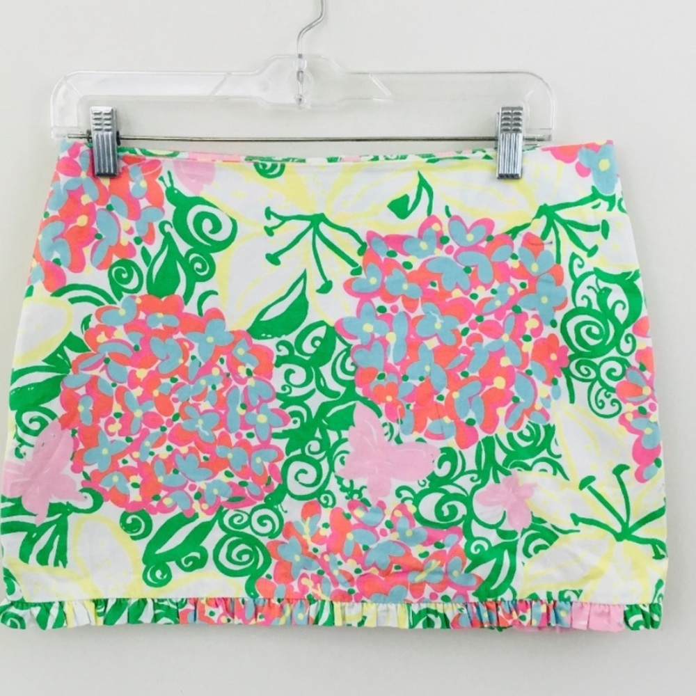 Lily Pulitzer butterfly coral Callie Mini Skirt 🦋